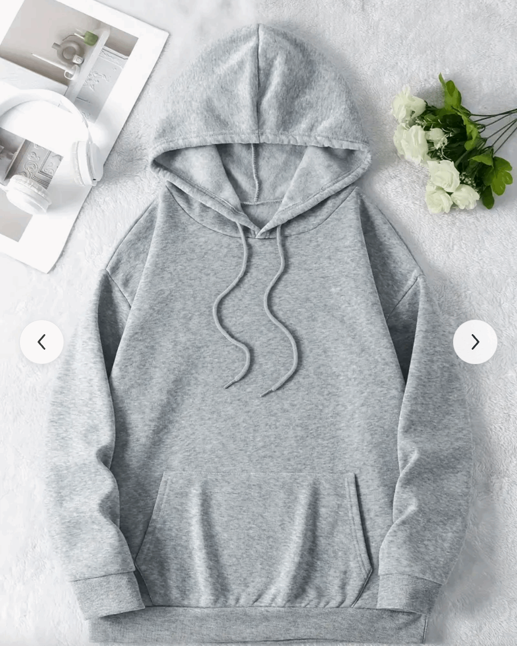 Taylor Swift Hoodie Gray Front